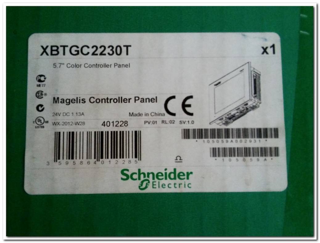 SCHNEİDER XBTGC2230T MAGELİS CONTROLLER PANEL SIFIR KUTULU HMI TOUCH OPERATÖR PANEL