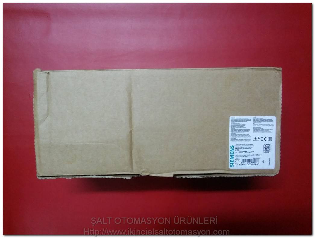 SIEMENS 3VL4740-1DC36-0AA0 VL400 400A SIFIR KUTULU TMŞ DEVRE KESİCİ 400 A ŞALTER