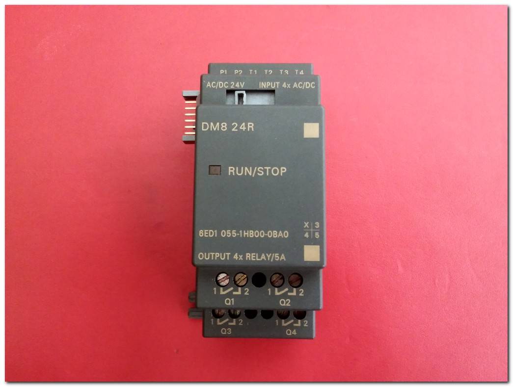 SIEMENS 6ED1 055-1HB00-0BA0 DM8 24R RUN-STOP PLC LOGO EK MODÜL