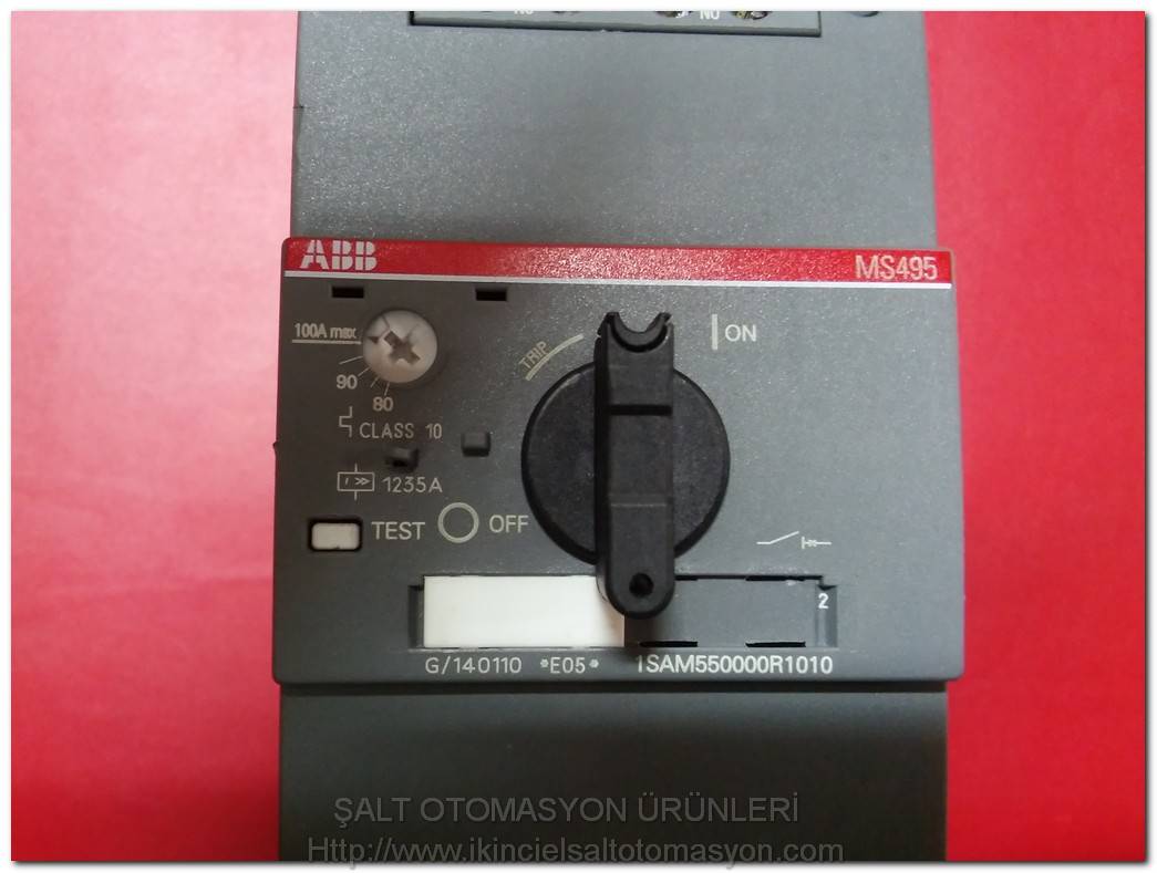 ABB MS495 1SAM550000R1010 80-100A MOTOR KORUMA 80A 100A