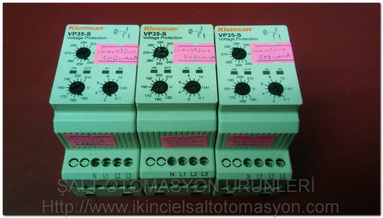 KLEMSAN VP35-S GERİLİM KORUMA RÖLESİ