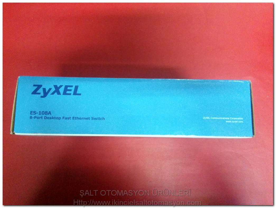 ZYXEL ES-108A SIFIR KUTULU 8-PORT DESKTOP FAST ETHERNET SWİTCH