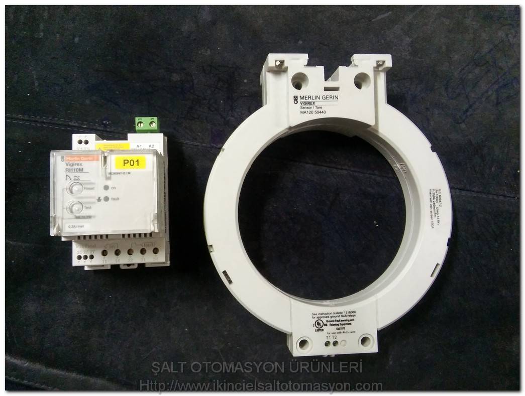 MERLİN GERİN RH10M SCHNEİDER VİGİREXTOPRAK KAÇAGI RÖLESİ KAÇAK AKIM KORUMA RÖLESİ