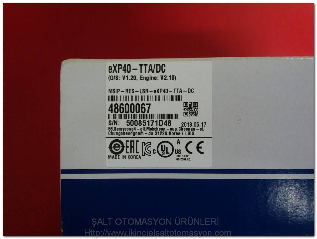 LS eXP40-TTADC ETHERNET TOUCH PANEL SIFIR KUTULU DOKUNMATİK OPERATÖR PANEL EXP40-TTA/DC