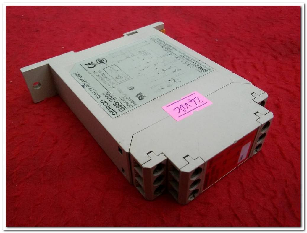 OMRON G9S-2002 DC24V SAFETY RELAY UNIT GÜVENLİK RÖLE ÜNİTESİ