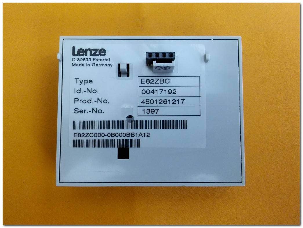 LENZE E82ZBC 00417192 D-32699 E82Z EXTERTAL E82ZC000-0B000BB1A12 KEYPAD OPERATÖR TUŞ TAKIMI MODÜLÜ