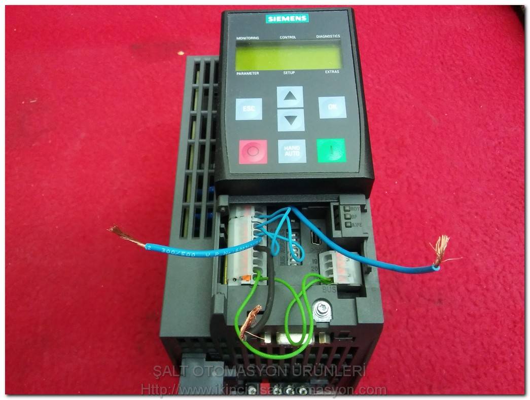 SIEMENS 6SL3210-1KE21-3UP0 SİNAMİCS G120C DP 5.5KW SÜRÜCÜ