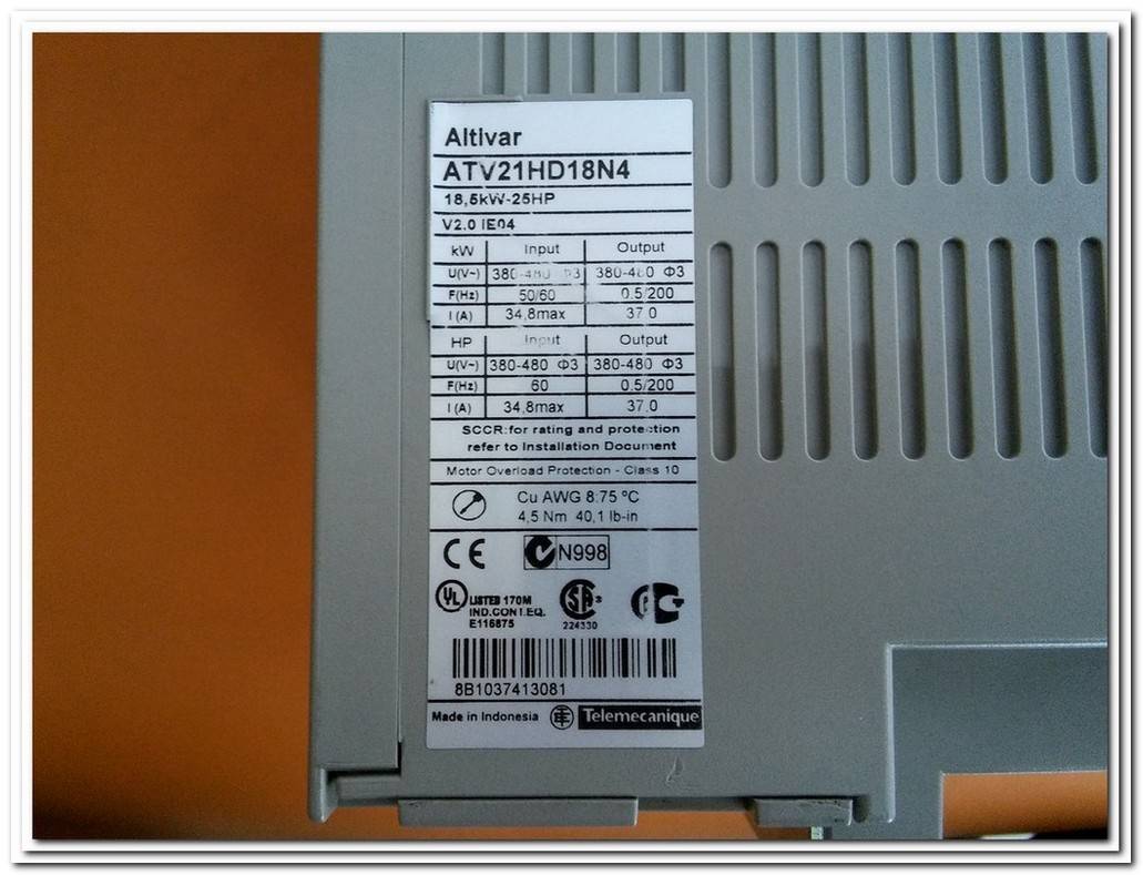 TELEMECANIQUE ATV21HD18N4 ATV21HD15N4 18,5 KW SÜRÜCÜ ATV21 ALTİVAR 21