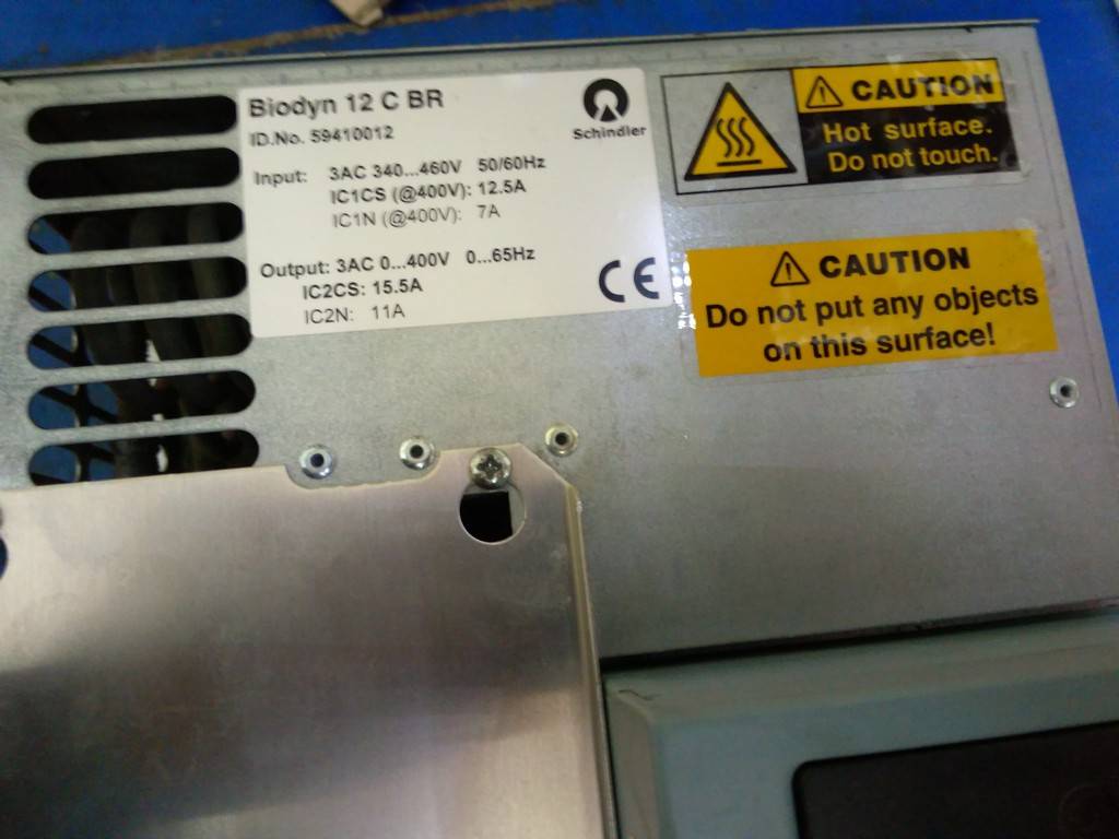 SCHİNDLER BİODYN 12 C BR 59410012 7,5KW  ASANSÖR SÜRÜCÜ