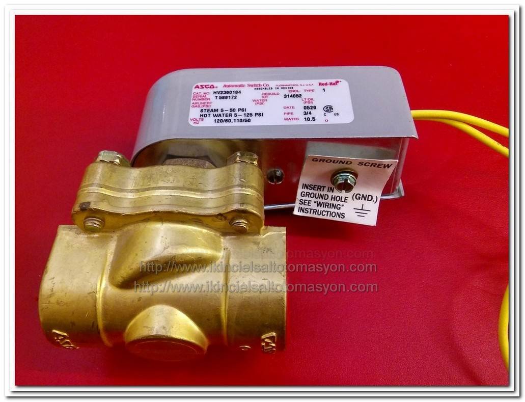 ASCO HV2360184 SOLENOİD VALVE SIFIR SELENOİD VALF