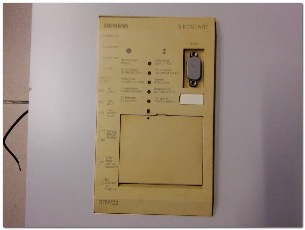 SIEMENS 3RW2245-0DB14 400KW SOFT STARTER SIKOSTART 3RW22 400 KW YUMUŞAK YOL VERME