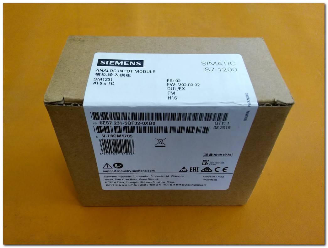 SIEMENS 6ES7 231-5QF32-0XB0 SIFIR KUTULU SIMATIC S7-1200 ANALOG INPUT MODULE