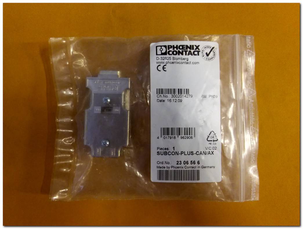 PHOENIX CONTACT SUBCON-PLUS-CAN-AX 23 06 56 6 D-32825 BLOMBERG SIFIR KUTULU KONNEKTÖR