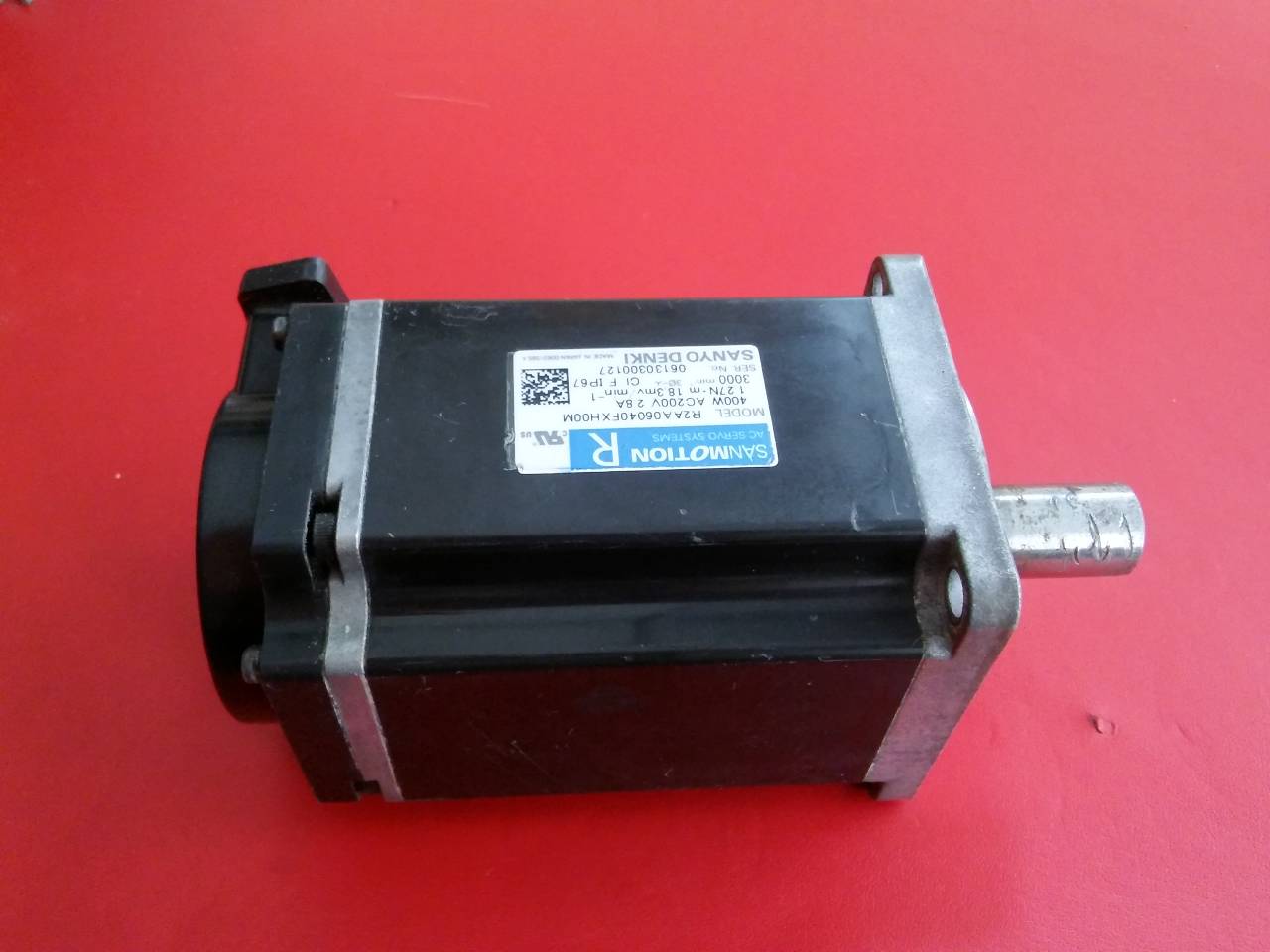 SANMOTION R2AA06040FXH00M 400W AC SERVO SYSTEM SERVO MOTOR SANYO DENKI