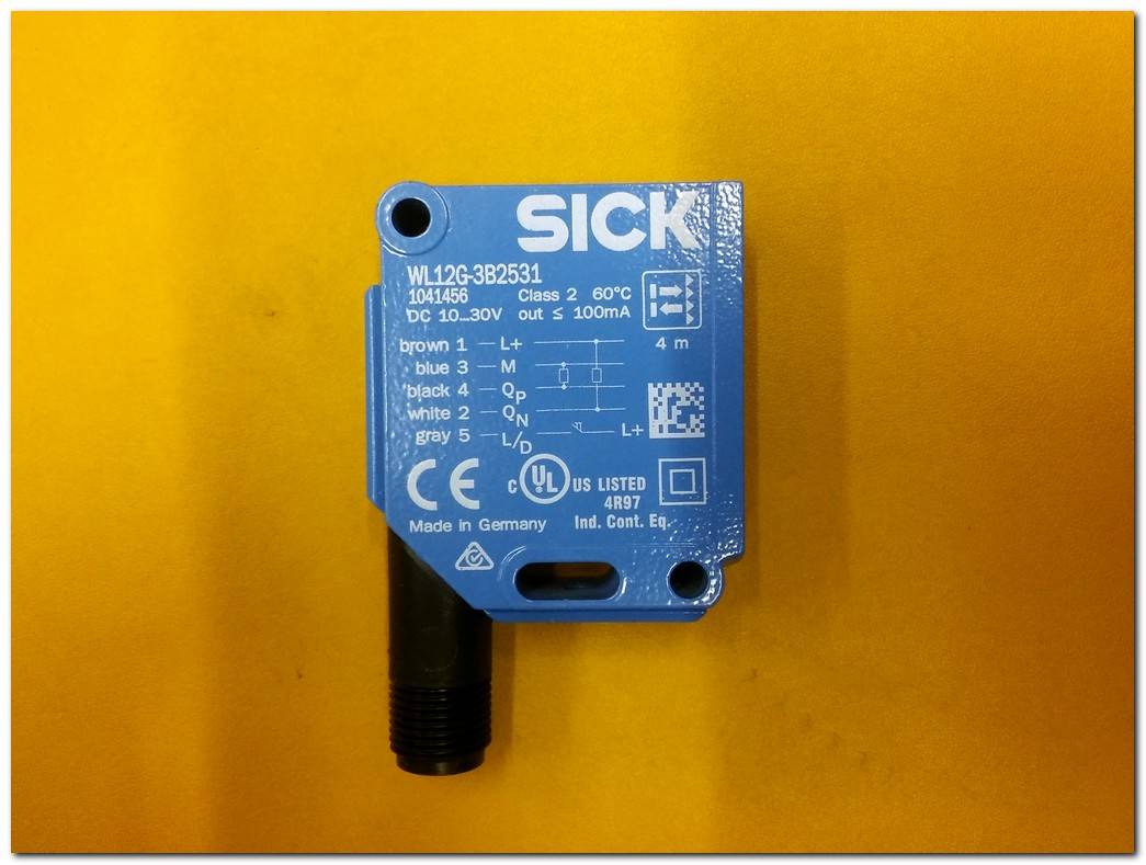 SICK WL12G-3B2531 1041456 1729 3512 SIFIR KUTULU FOTOSEL FOTOELEKTRİK SENSÖR
