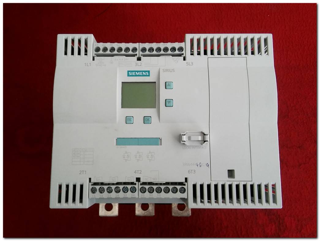 SIEMENS 3RW4444-6BC44 132KW SOFT STARTER SIRIUS 132 KW YUMUŞAK YOL VERME