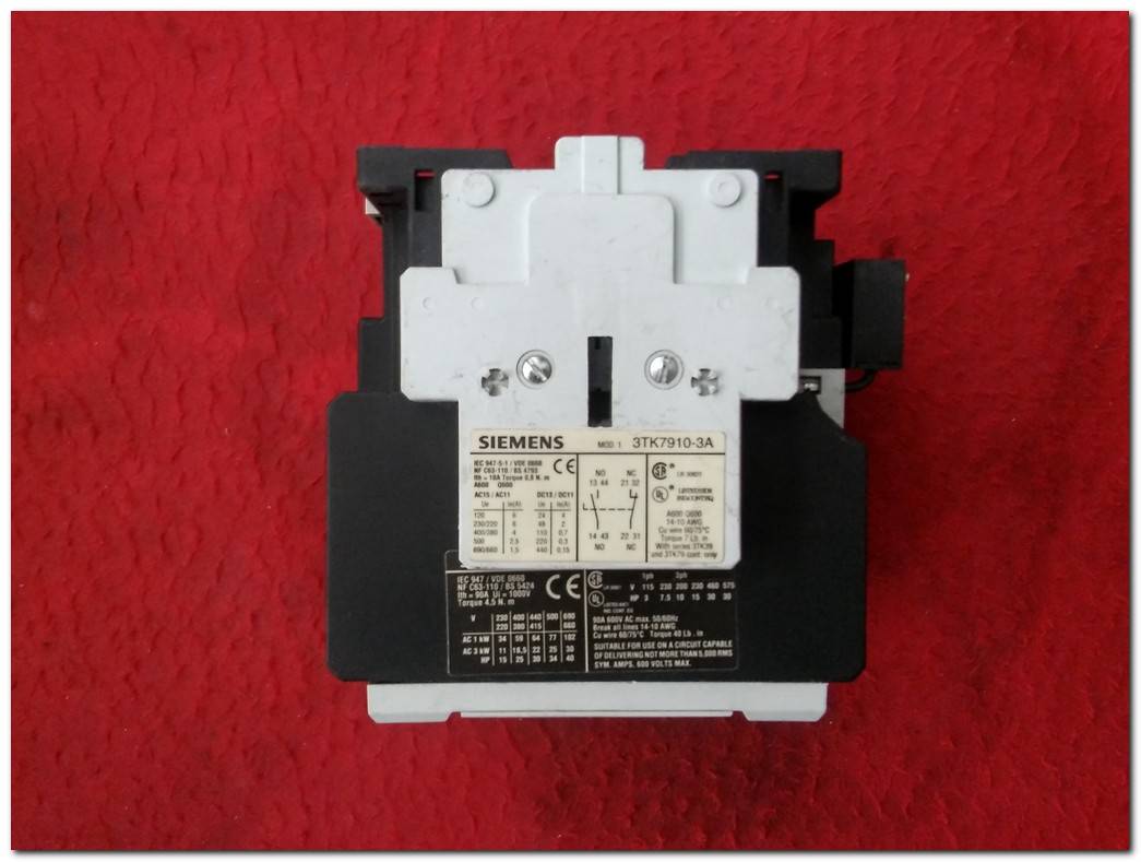 SIEMENS 3TK35 3TK3975-0AP0 3TK3934-0C 4 KUTUPLU KONTAKTÖR 
