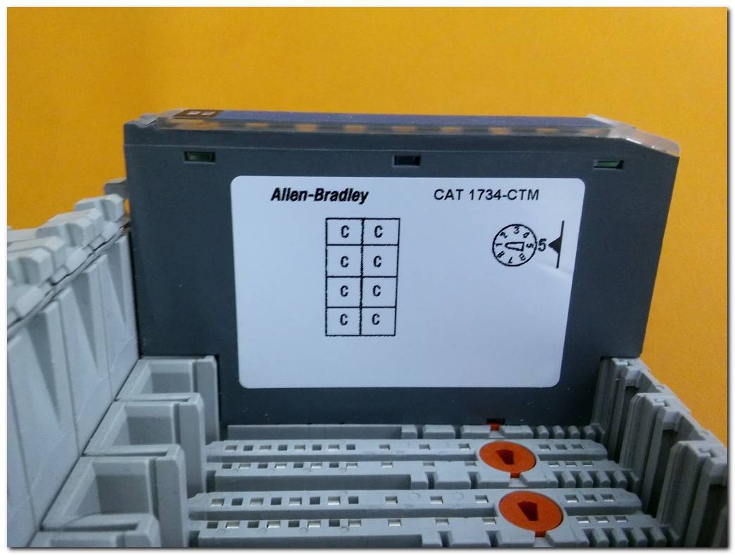 ALLEN BRADLEY 1734-MB GİRİŞ ÇIKIŞ MODÜLÜ TABANI MONTAJ TABANI I-O MODULE BASE