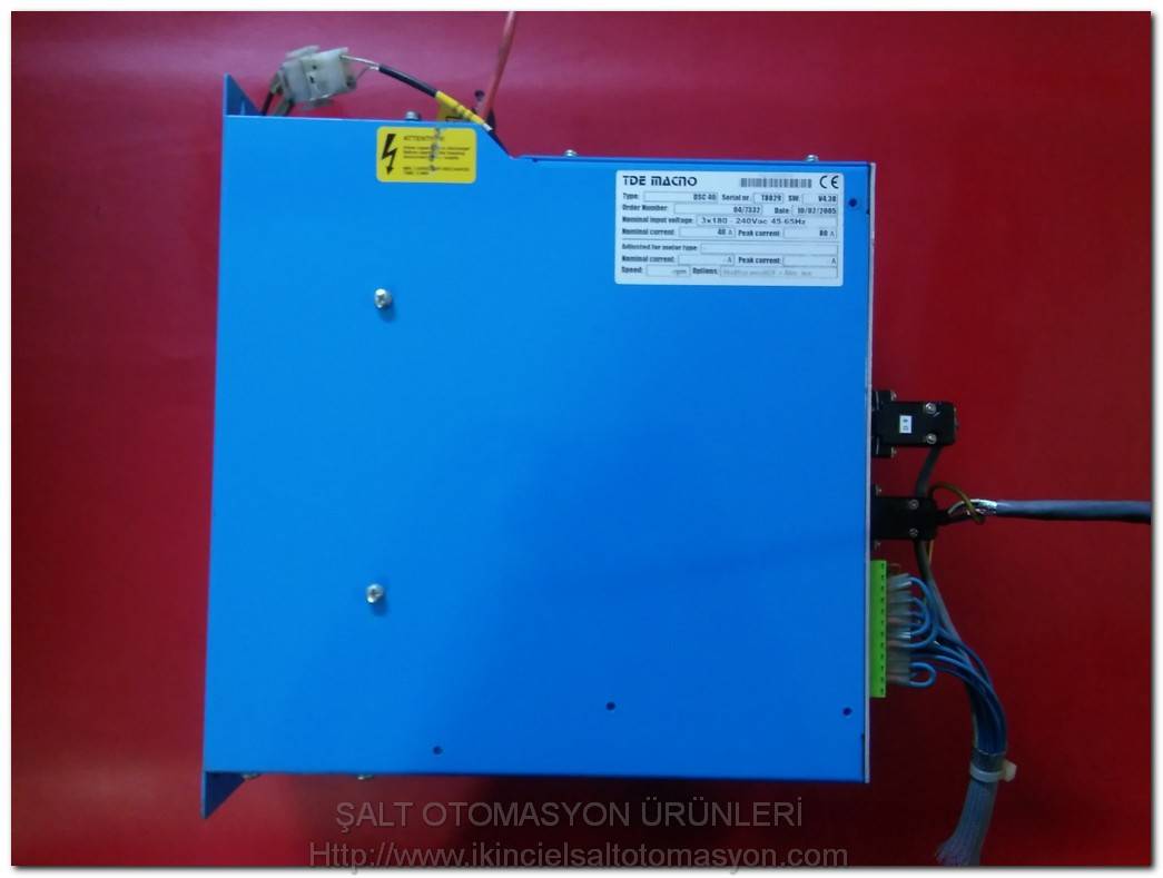 TDE MACNO DSC 40 DSC40 80A SERVO SÜRÜCÜ INVERTER