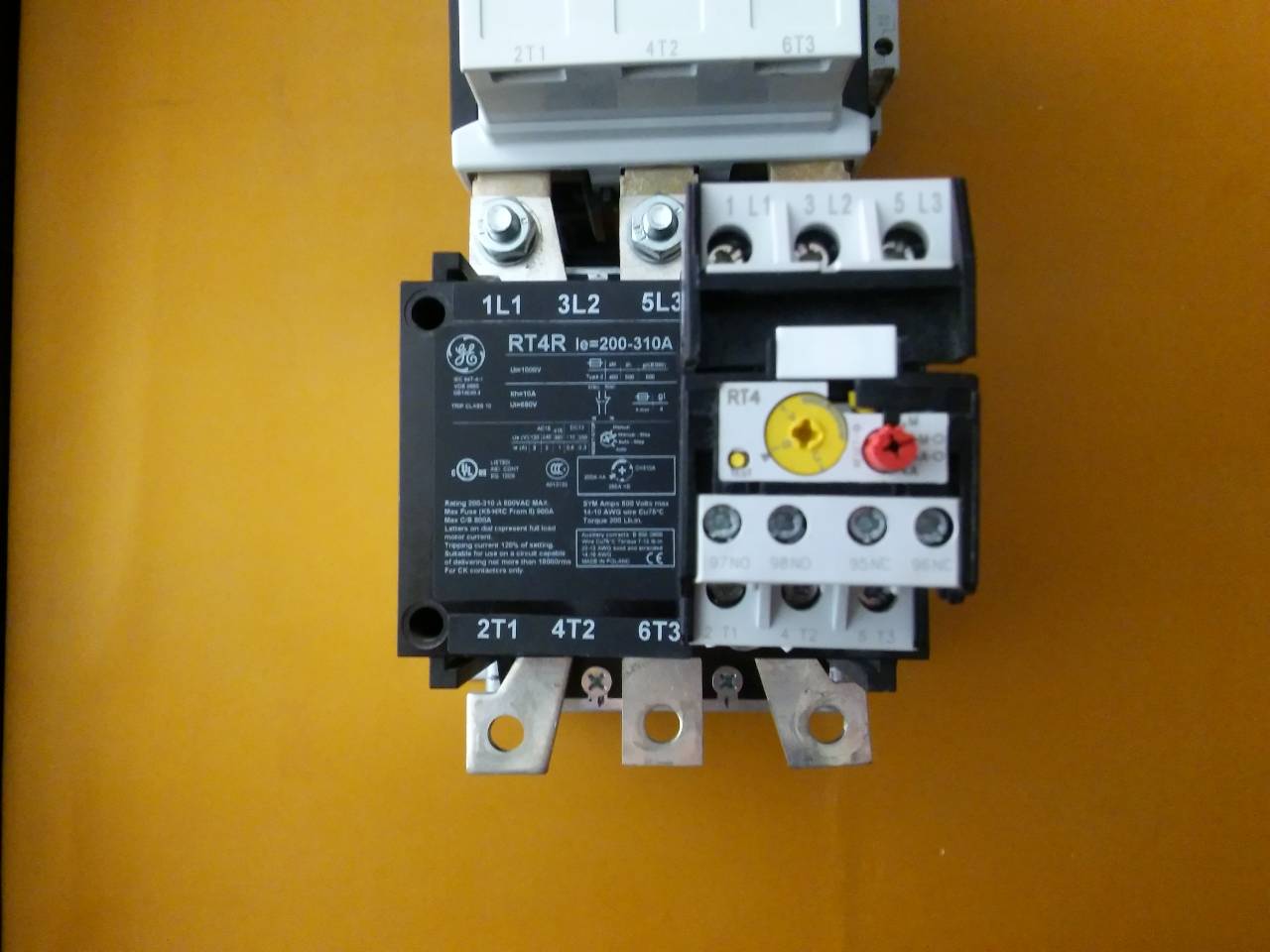 GE RT4R 200-310A IEC 947-4-1 320A TERMİK MOTOR KORUMA