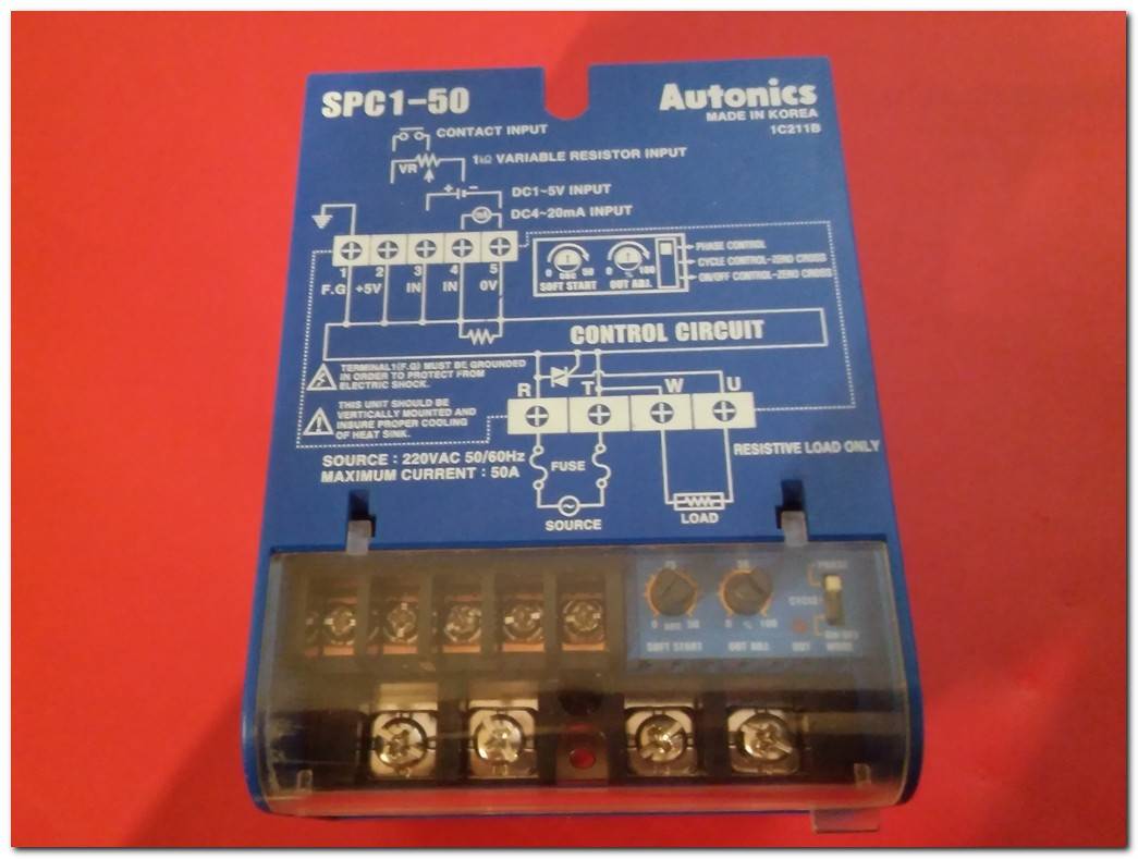 AUTONİCS SPC1-50 50A POWER CONTROLLER GÜÇ KONTROL CİHAZI