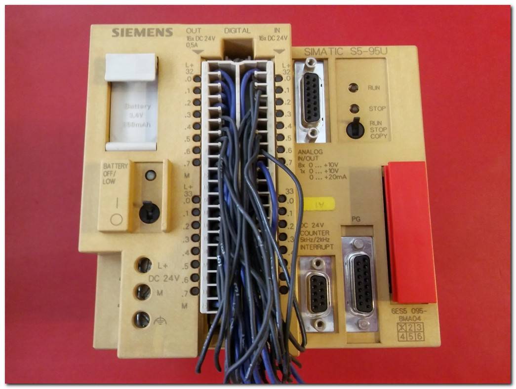 SIEMENS 6ES5 095-8MA04 SIMATIC S5 CPU PLC