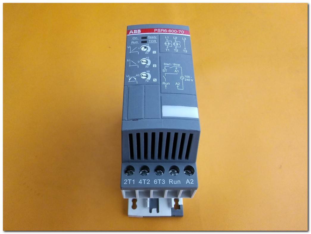 ABB PSR6-600-70 1SFA896104R7000 3KW SOFTSTARTER 3 KW YUMUŞAK YOL VERME
