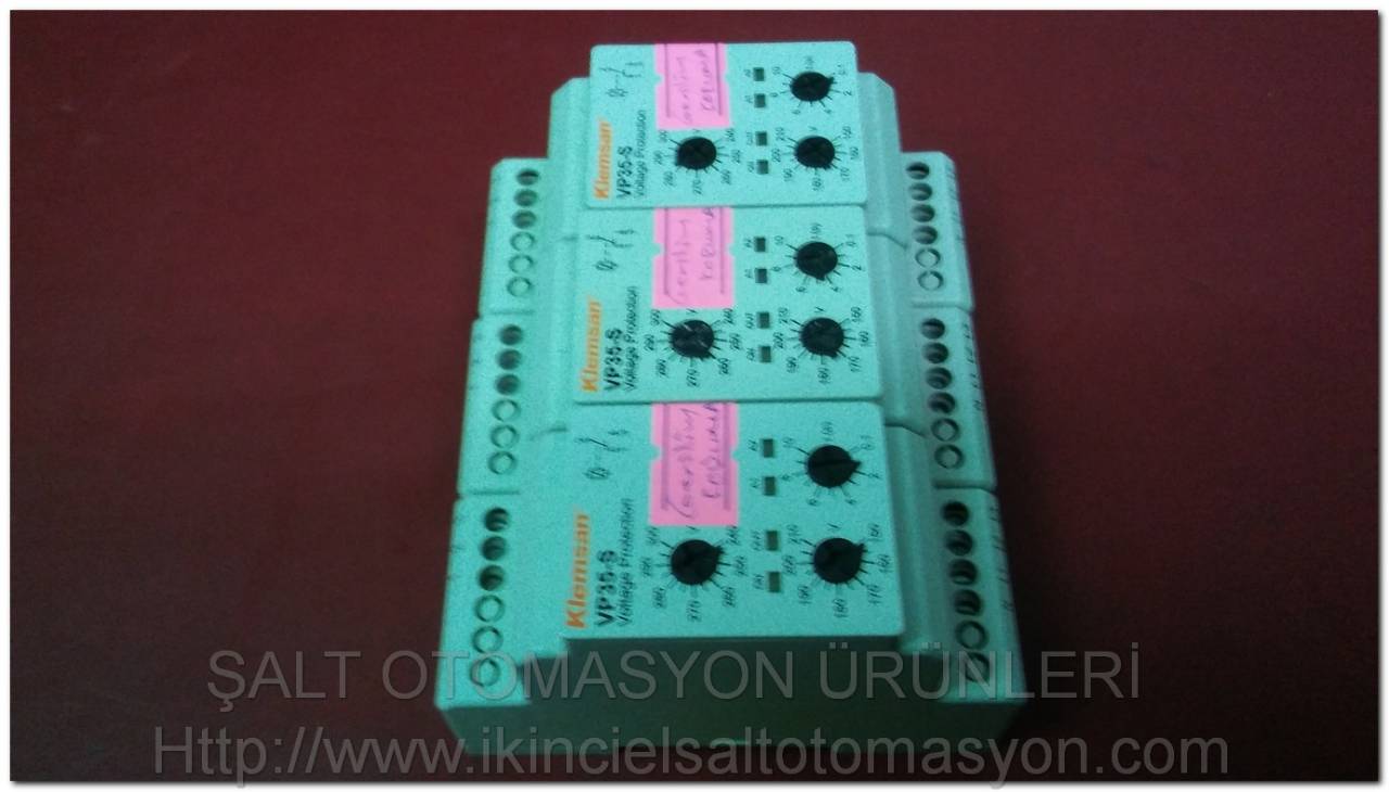 KLEMSAN VP35-S GERİLİM KORUMA RÖLESİ