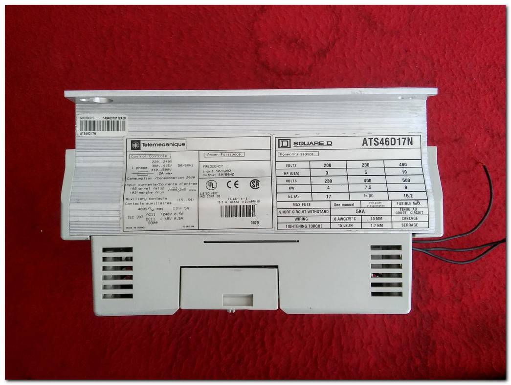 TELEMECANIQUE ATS46D17N 7,5KW SOFT STARTER ALTISTART 46 SQUARE D 7,5 KW YUMUŞAK YOL VERME