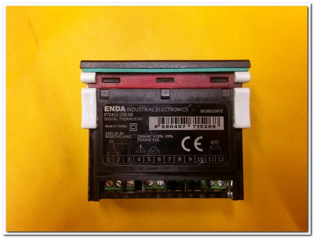 ENDA ET2411 ET2411-230-08 DIGITAL THERMOSTAT DİJİTAL TERMOSTAT