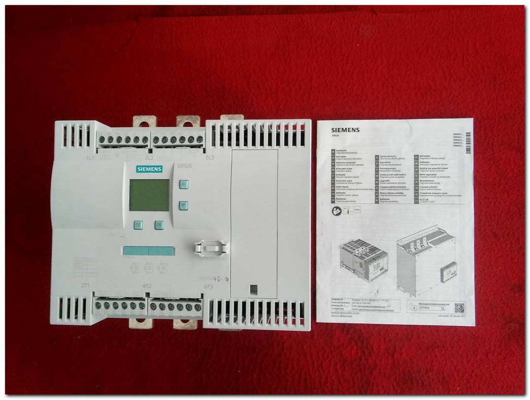 SIEMENS 3RW4444-6BC44 132KW SOFT STARTER SIRIUS 132 KW YUMUŞAK YOL VERME