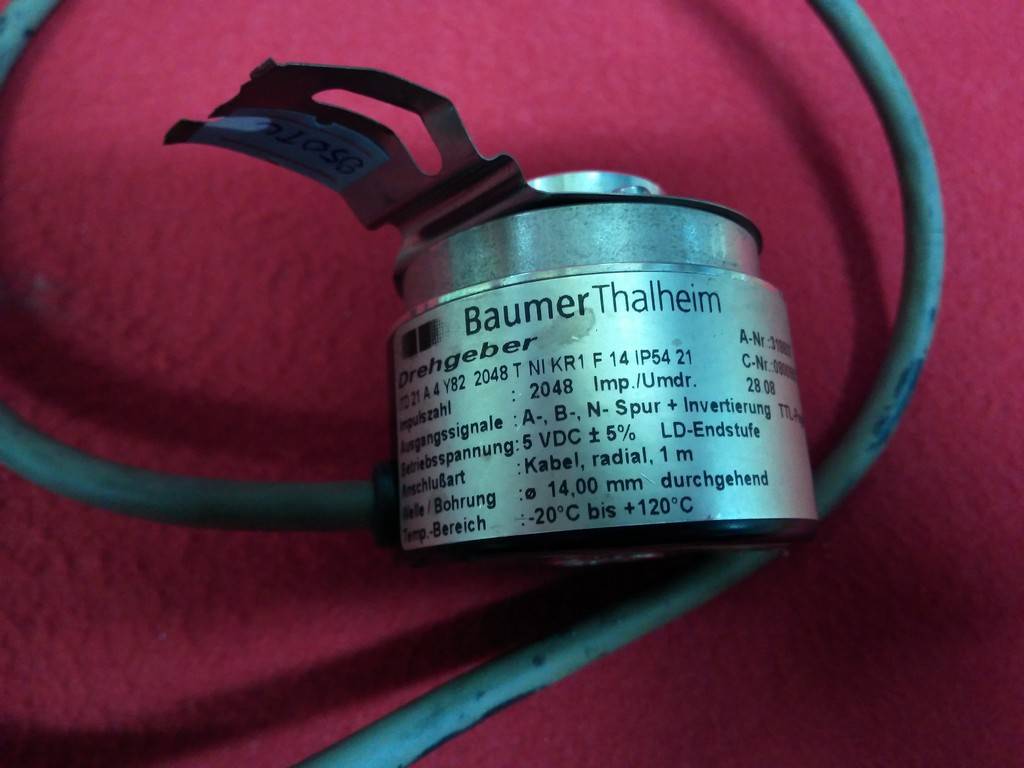 BAUMER THALHEİM ITD 21 A 4 Y82 2048 T NI KR1 F 14 IP54 21 ITD21A4Y82 ITD 1A ENCODER