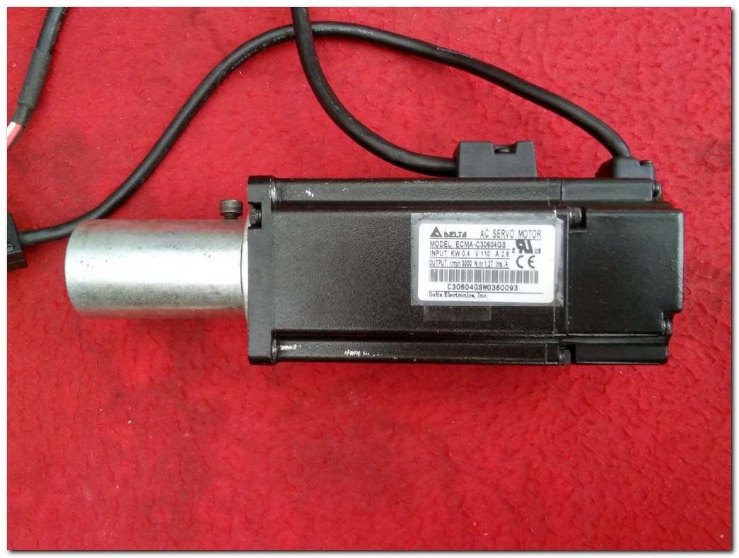 DELTA ECMA-C30604GS 0,4KW AC SERVO MOTOR ECMAC30604GS 0,4 KW SERVO MOTOR