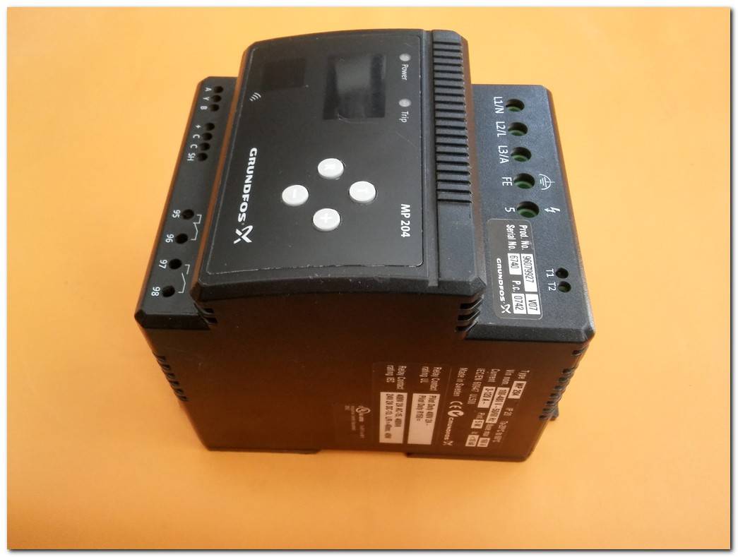 GRUNDFOS MP 204 ELEKTRONİK MOTOR KORUMA ÜNİTESİ MP204
