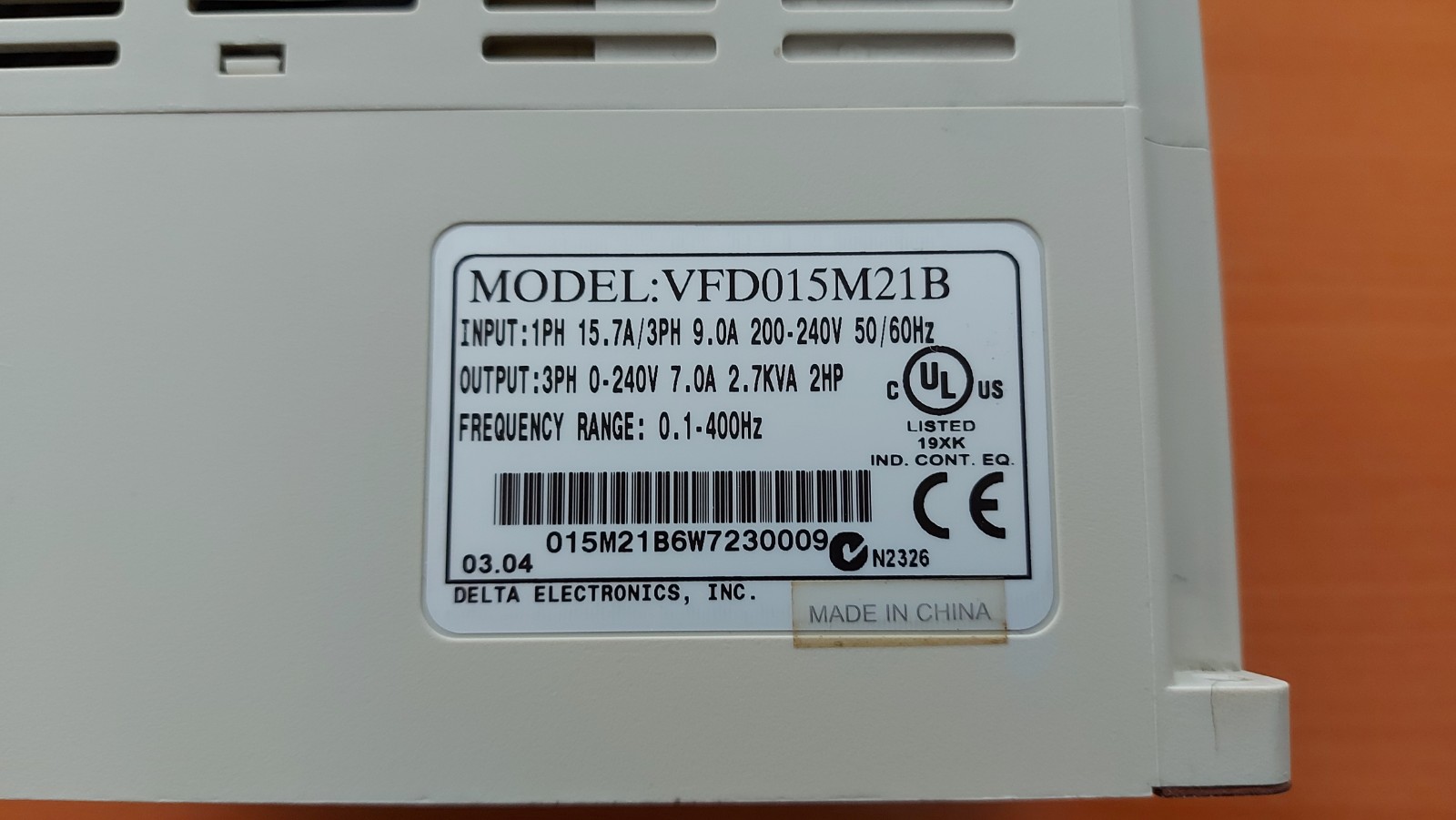 VFD015M21B