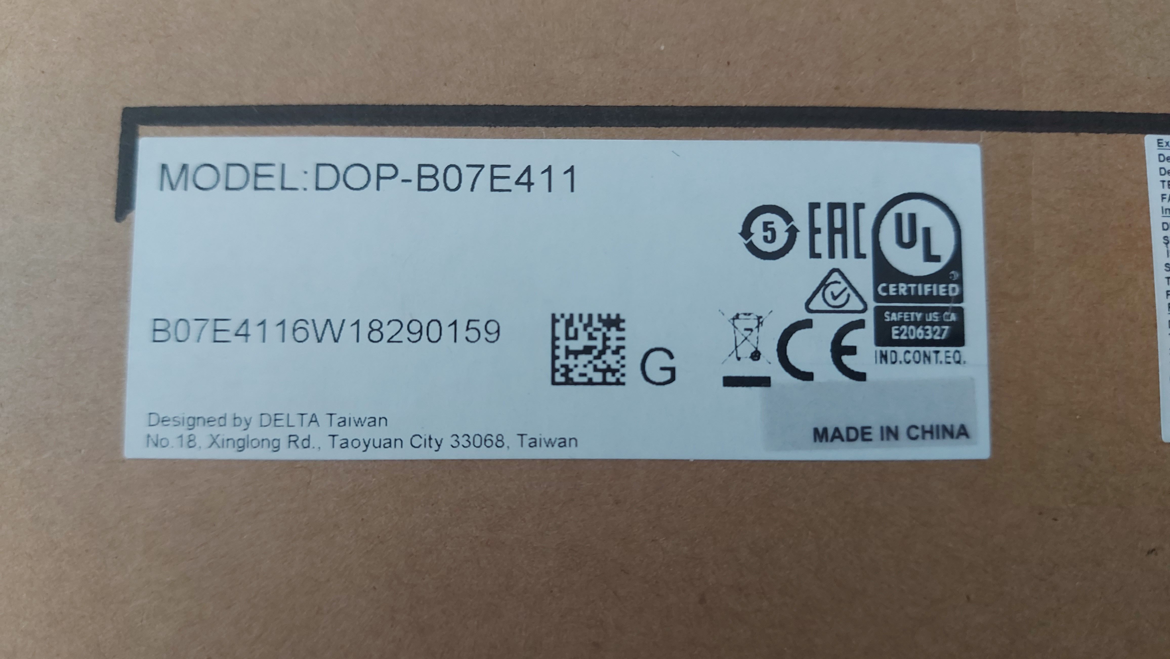 DOP-B07E411 DELTA