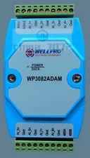 WELLPRO WP3082ADAM VP3082ADAM 8ch 0-20MA/4-20MA Analog Giriş Akım Toplama Modülü RS485 MODBUS WP3082ADAM
